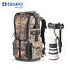 Tripods Benro Falcon 800 Backpack Nylon Waterproof Dslr Large Size Bag Camera Case for Notebook Telephoto Lenses Carry Tripod
