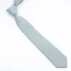 Krawatten Herren Einfarbige Krawatte Skinny Casual Anti-Falten-Krawatte für Hochzeitsanzug Krawatten Rosa Blau Grau Krawatte Geschenkzubehör 231216