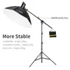 Material Improved 2.8 Meter/9 Ft Heavy Duty Impact Air Cushioned Video Studio Light Stand,telescopic Support in the Middle,more Stable