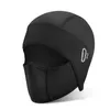 Kawałki rowerowe Maski z jedwabiu lodowa czapka rowerowa kaptur męską czapkę rowerową BALACLAVA Winter Full Face Maska Hood Bike Motorcycle Hat Seck Gaiter 231216