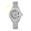 На заказ для мужчин и женщин, высококачественные роскошные блестящие часы с бриллиантами, VVS, муассанит, хип-хоп, Iced Out, механические наручные часы
