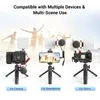 Holders Smallrig Smartphone Video Vlogging Kit med stativmikrofon LED Lätt kallsko Mount Tabletop Mini Stativ Selfie Stick 3510