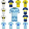 Homens Boca Juniors Club Team BENEDETTO Futebol Jerseys FERNANDEZ VALDEZ ADVINCULA VARELA FABRA VILLA WEIGANDT MERENTIEL 4 FIGAL 36 MEDINA Camisa de futebol Kits 23/24