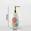 Liquid Soap Dispenser 260m Bathroom Ceramic Lotion Bottle El Toilet Shower Gel Press Hand Sanitizer Accessories