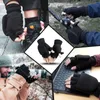 Luvas Esportivas OZERO Unissex Flip Top Luvas Thinsulate Fingerless Conversível Luvas de Esqui Mittens Quente Polar Fleece para Ciclismo Correndo 231216