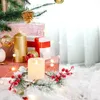 Kwiaty dekoracyjne Boże Narodzenie Dekore sztuczne wieńce na świąteczne plastikowe jesienne pierścienie ornamentowe stoliki