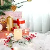 Decoratieve bloemen Kerstmis Decore kunstmatige Xmas kransen plastic herfstringen ornament tafel centerpieces