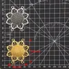 Чары 4pcs 46 54 мм 2 Цветные оптовые металлические сплавные подсолнечные растения цветы Пористый разъем