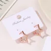 Hoop Earrings 1/2/3PAIRS Temperament Joker Wide Range Of Use Wild Collocation Fashion Five-pointed Star