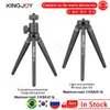 Tutucular Kingjoy KT30/M5 Alüminyum Mini Tripod Telefon Kamera Stand Ball Head ile Stand Mobil Akıllı Telefon Tutucu Tripod Esnek