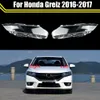 Honda Greiz 2016 2017透明なオートライトキャップランプシェードケースヘッドライトカバー用のカーフロントガラスレンズランプシェルシェル