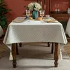 Nappe de table minimaliste moderne, Style Ins, Jacquard, drapeau américain anti-poussière, tapis à thé, G6D3951