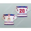 GDSIR مخصص روسيا سكا. Petersburg KHL White Hockey Jersey 1 Top S-M-L-XL-XXL-3XL-4XL-5XL-6XL