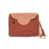 Keychains Contrast Colored Top Layer Cowhide Bag Keychain Pendant