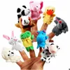 Animaux en peluche en peluche même mini-animal doigt bébé en peluche marionnettes parlant accessoires 10 groupe en peluche plus animaux jouets livraison directe Dhesv