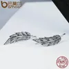 Серьги Bamoer Fashion 925 Серебряные серебряные винтажные крылышки