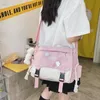 Evening Bags Korean Fashion Casual Big Bag Student School for Teenage Girls Messenger Shoulder Crossbody 231216