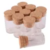 50 stuks 10 ml maat 24 40mm Kleine Reageerbuis met Kurk Spice Flessen Container Potten Flesjes DIY Craft206t