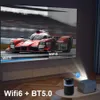 프로젝터 Magcubic Projector Hy350 Android 11 4K 19201080p Wi -Fi6 580ansi Allwinner H713 32G 음성 제어 BT50 홈 시네마 프로세터 231215