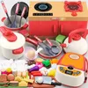 Küchen spielen Food Kinder spielen Home Mini Küche Herd Spielzeugsimulation Küchen Geschirr Kochset Kochen Reis Junge und Mädchen Geburtstagsgeschenke Mini Toys 231216