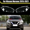 Främre strålkastarobjektiv Auto Shell Strålkastare Transparent Cover Lampshade Lampcover för Nissan Murano 2015 2016 2017 2019 2021