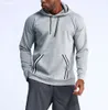 tenue pour hommes sweats à capuche t-shirts yoga t-shirt à capuche lulu Sports Raising Hips Wear Collants de fitness élastiques lululemens Slim et slim66897