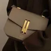 Demellier Bags Britische Minderheit Tofu -Tasche Frauen neue Mode Leder ein Schulterkreuz kleiner quadratischer Bag DFDF240W
