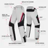 Vestes pour hommes Veste de moto Pantalon Costume imperméable Veste de course réfléchissante Hommes Biker Doublure amovible Vêtements de moto Four Seasons 231216