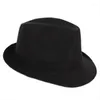 Berretti Uomo Fedora Top Cappello scozzese jazz Cappelli a bombetta per adulti Versione classica Chapeau