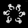 Pallet per anelli portaoggetti monouso da 100 ciglia finte per pigmento per extension ciglia E1YD