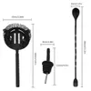 Bar Tools 8 Pack Cocktail Shaker Set For Mixing Alcoholic Drinks Bartender With Jigger Muddler Pourers Spoon Strainer 231216