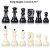체스 게임 럭셔리 대형 접이식 체스 세트 어린이를위한 플라스틱 비자성 무거운 체스 조각 가족 여행 체스 보드 테이블 게임 선물 231215