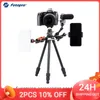 Aksesuarlar Fotopro DSLR Kamera Video Telefon Tripod BluetoothCompatable Uzaktan Kumanda Karbon Fiber Profesyonel Hafif P1A 3364