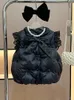 Clothing Sets Girl Clothes Suit Autumn Winter Fashion Children Girls Baby Down Vest Sweater Pant Three piece 231216