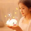 Night Lights Cute silicone Night Sleep lamp Children's toy Birthday gift Year of the Ox Creative220q