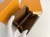 Classic Wallet Card Case Pvc Leather Women Men Luxury Designer Zipper Short Coin Horpes Massion Card Mostuters M60067