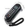 Telephones Crystal Base Mini Telephone Fixed Landline Phone B365 Small Wall mounted Improved Display Feature E65C 231215