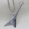 Pendant Necklaces Fashion Guitar Jewelry High Quality Stainless Steel Necklace Contains Chain N4058