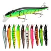 미끼 미끼 1pcs 낚시 유혹 115mm14g Minnow Crankbait Wobblers 3D 눈 농어 인공 미끼 파이크 잉어 수영 Pesca 220704 드롭 데 dhh58