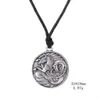 Seahorse Totem hanger ketting antieke zilveren hanger nautische sieraden mannelijke Ierse amulet symbolen Necklace281l