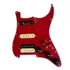 Ensemble de pickguard de guitare pré-câblé HSS, kit de faisceau de câblage de commutateur divisé de bobine de micros Zebra Seymour Duncan SSL1 TB4 pour pièces de rechange de guitare fender