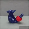 Novelty Items Creativity Bird Shape Whistle Children Ceramic Water Ocarina Song Chirps Bathtime Kids Toys Gift Drop Delivery Home Gar Dhuwu