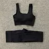 Yoga-Outfits Damen Nahtloses Yoga-Set Fitnessstudio Fitnessanzug Damen Push-Up-BH Hohe Taille Bein Sexy Fitness Sportbekleidung 231216