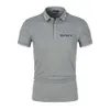 Designer Polo Shirt Letter Casual Short Men Fashion Lovar Lapel Half Sleeve Herrkläder T-shirt 644