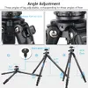 Tutucular Tripod Monopod Telefon DSLR Kamera Tutucu Mobil Akıllı Telefon Cep Telefonu Karbon Fiber Tripod Stand Monopod Düşük Profil Top Kafası