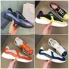2024s / s Casual Runner Sports Chaussures America Cup Sneakers Low Top Chaussures Hommes Sole en caoutchouc Tissu brevet en cuir masculin