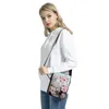 Sacs de soirée Luxe Cherry Blossom Design Cross Body Bookbags pour enfants Casual Fashion Petite capacité Schoolbags Voyage épaule