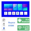 Projecteurs Buyzco X10W Mini projecteur à focale ultra courte Android 10 pris en charge 4K LED vidéoprojecteur Wifi Home cinéma 231215