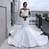 花嫁のための豪華なaso ebiウェディングドレス