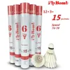 Badminton Shuttlecocks 5tubes/lot Badminton Shuttlecock FB6 Same Quality as A60 Goose Feather Flying Stability Durable Birdies Battledore L7000K05 231216